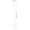Z-Lite Cayden Pendant, 1-Light, 6.5 In.W x 16.75 In.H, Matte Black/Clear + Etched Opal 1946P-ROD-MB - alternate 8